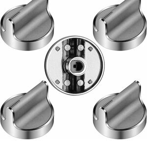 Tomoon W10594481 Gas Stove Knob for Whirl-Pool Cooktop Stove 5 pcs. NIB